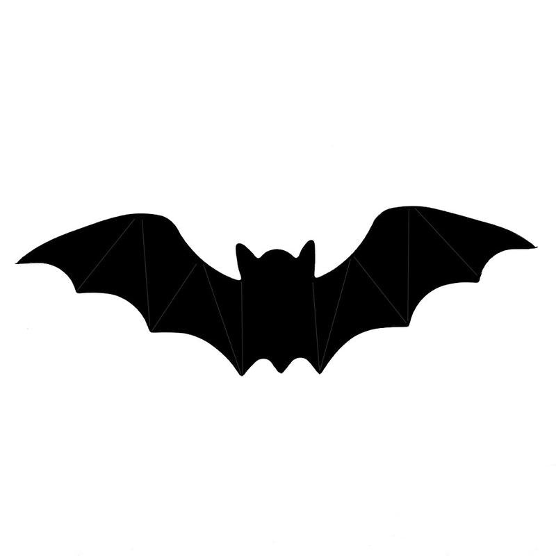 LED Light Bat Decorations - 12-24-36 Pack Lighted 3D Bat Stickers Assorted Sizes for Halloween Party Bedroom Window Decorations Indoor Outdoor Home Decals